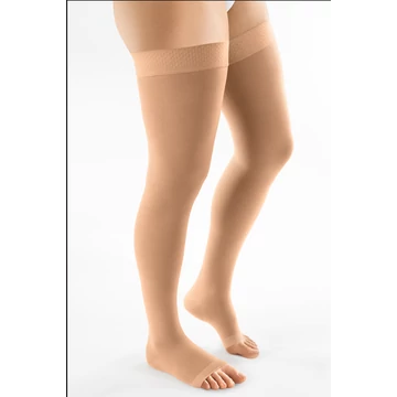 VENOSAN 3000 Cotton AGH Ccl. 2  bézs S hosszú nyitott lábujj sima felső