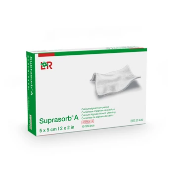 SUPRASORB A kálciumalginát 5 x 5 cm  (10 db)