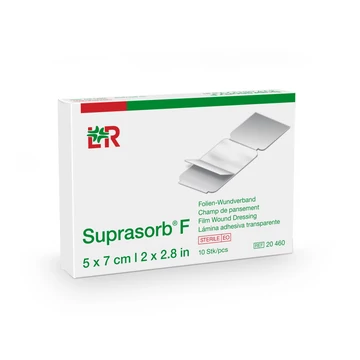 SUPRASORB F filmkötszer 5 x 7 cm (10 db)