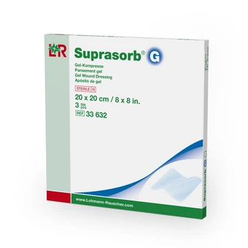SUPRASORB G gélkötszer 20x20cm  (3 db)