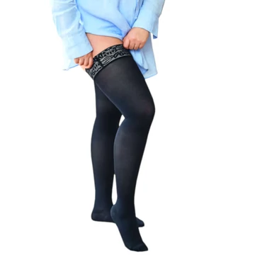 VENOSAN 4000 AGH Ccl. 1fekete S hosszú zárt lábujj csipke felső