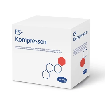 ES-Kompressen 7,5x7,5cm, 8rtg, st (25x2db)