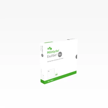 Exufiber Ag+ 5 x 5 cm - (10 db)