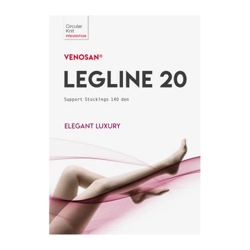 VENOSAN LEGLINE AT 20 mmHgfekete S zárt lábujj