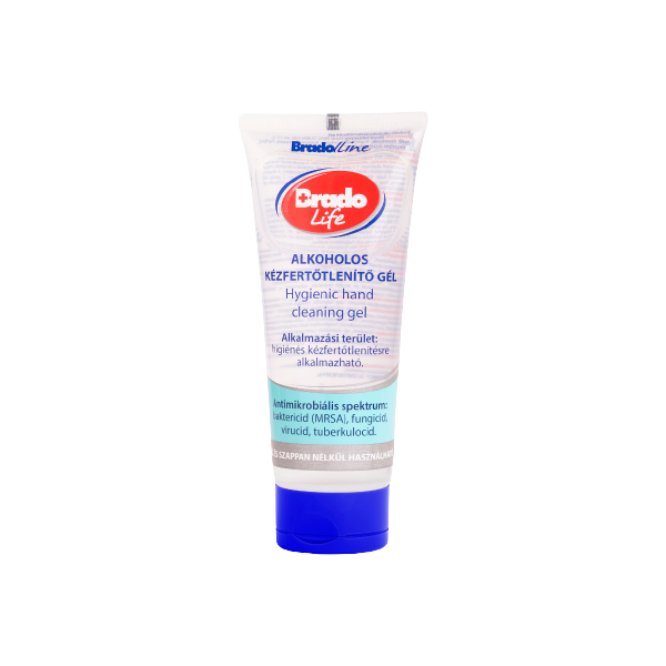 Bradolife kézfertőtlenítő gél 100ml tubusos
