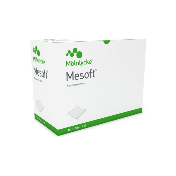 Mesoft 10 x 10 cm - (150 db) - 4 rétegű, steril 40g