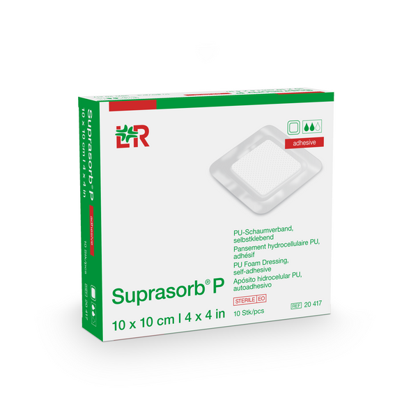 SUPRASORB P habkötszer öntapadó 10 x 10 cm  (10 db)