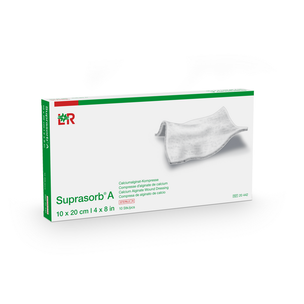 SUPRASORB A kálciumalginát ca-alginat 10 x 20 cm  (10 db)