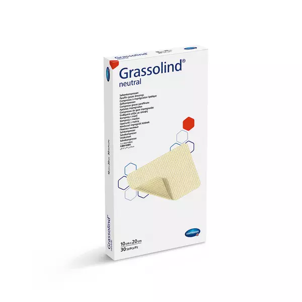 Grassolind® kenőcsös sebfedő (10x20 cm; 30 db)