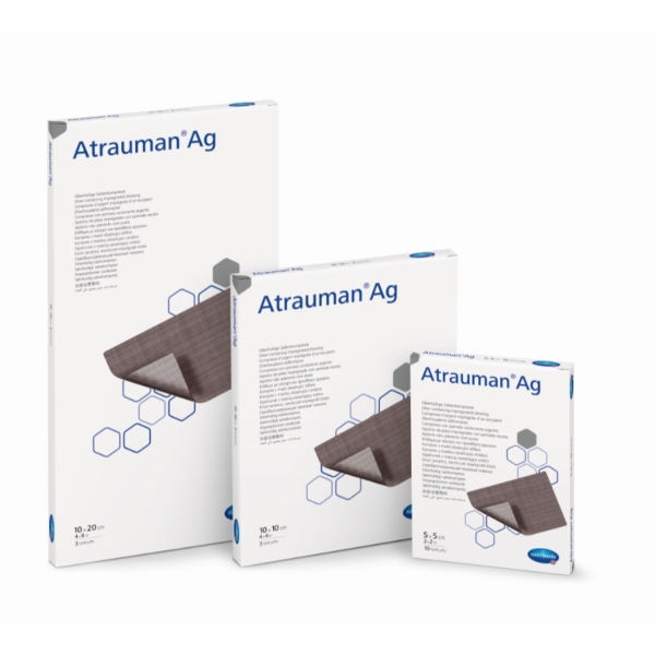 Atrauman® Ag ezüsttartalmú sebfedő (10x20 cm; 10 db)