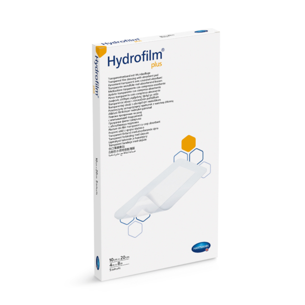Hydrofilm® Plus filmkötszer sebpárnával (10x20 cm; 5 db)