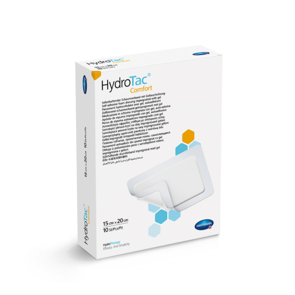 HydroTac® Comfort géllel impregnált habkötszer (15x20 cm; 10 db)