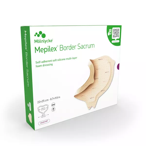 Mepilex Border Sacrum 22 x 25 cm - (10 db)