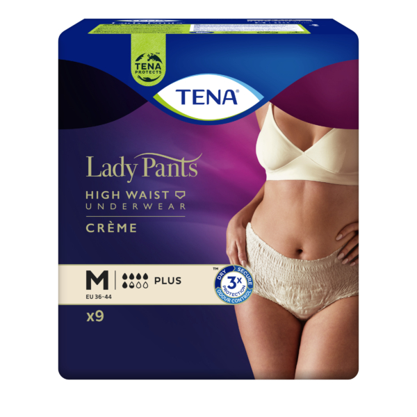 TENA Lady Pants Plus Creme (Krém színű) M - (9 db / csomag)
