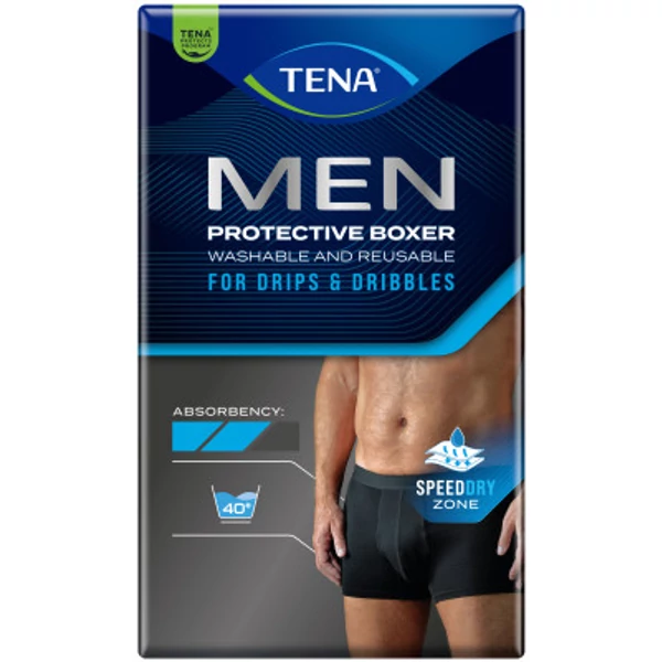 TENA Men mosható nedvszívó alsónemű, fekete M 1x