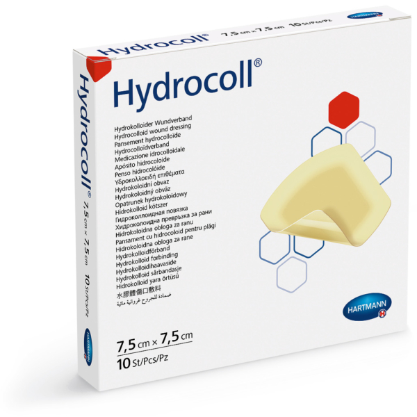 Hydrocoll® hidrokolloid kötszer (7,5x7,5 cm; 10 db)