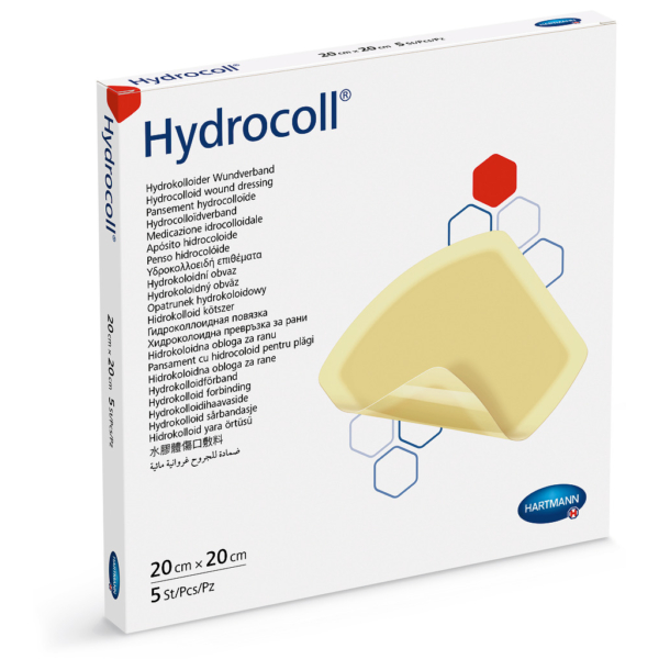 Hydrocoll® hidrokolloid kötszer (20x20 cm; 5 db)