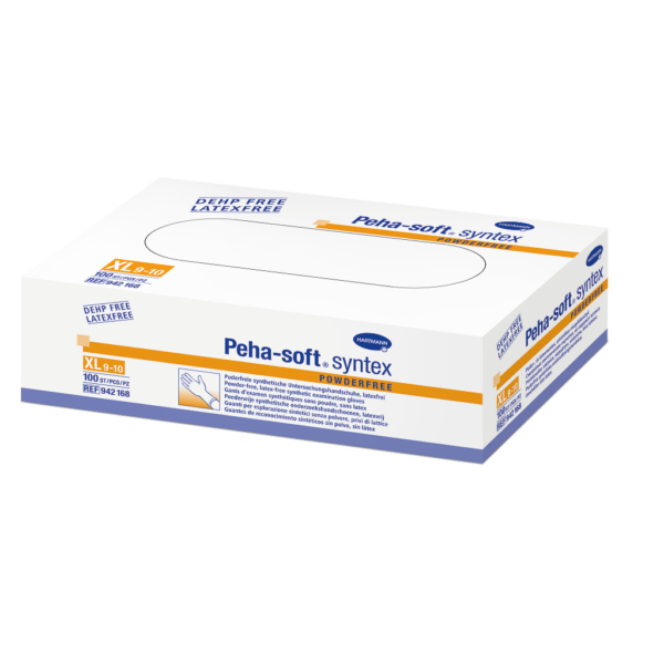 Peha-soft® syntex púdermentes vizsgálókesztyű (XL; 100 db)